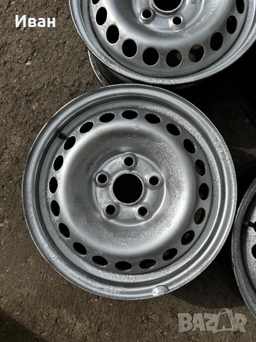 4бр. ОЕМ железни джанти 16” VW Transporter T5 T6 Транспортер, снимка 3 - Гуми и джанти - 51568310