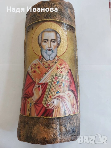 Икона върху керемида , снимка 9 - Икони - 53094335