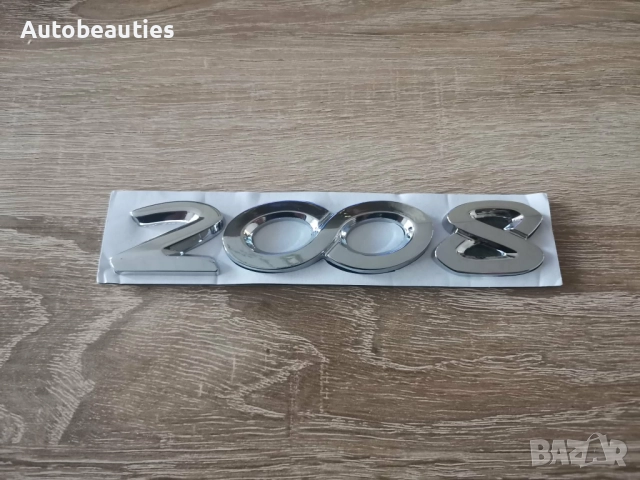 сребриста емблема Peugeot 2008 стар стил