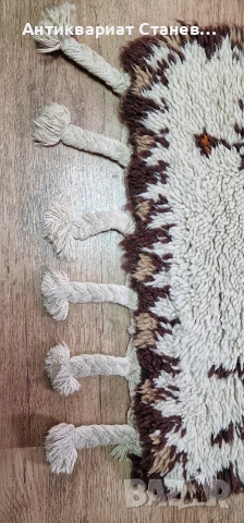 Ръчно тъкана вълнена постелка, снимка 3 - Олекотени завивки и одеяла - 54159686