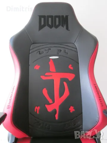 Геймърски стол Noblechairs Hero DOOM Edition , снимка 13 - Столове - 48942636