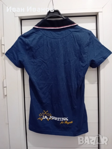 Оригинална фланелка La Martina x Bugatti, снимка 4 - Тениски - 51656559