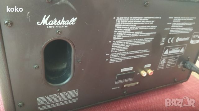 Блутут тонколона Marshall bluetooth , снимка 4 - Bluetooth тонколони - 45960641