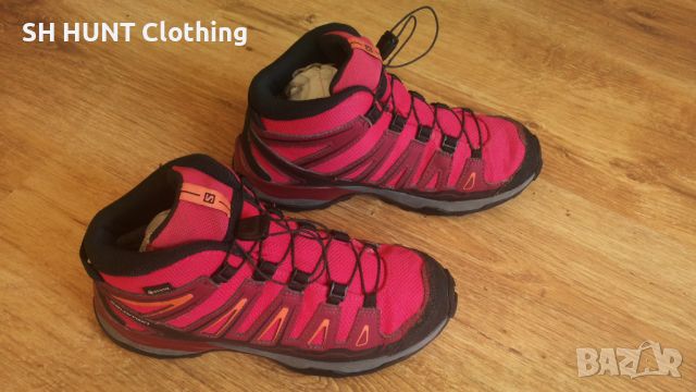 SALOMON X-Ultra Mid Gtx J GORE-TEX размер EUR 36 / UK 3,5 детски водонепромукаеми - 1141, снимка 3 - Детски боти и ботуши - 46626376