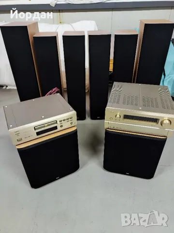 Тонколони Bowers Wilkins с усилвател и dvd Denon , снимка 1