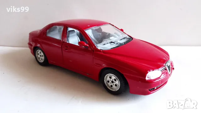 Alfa Romeo 156 Bburago Made in Italy - Мащаб 1:24, снимка 7 - Колекции - 49345520