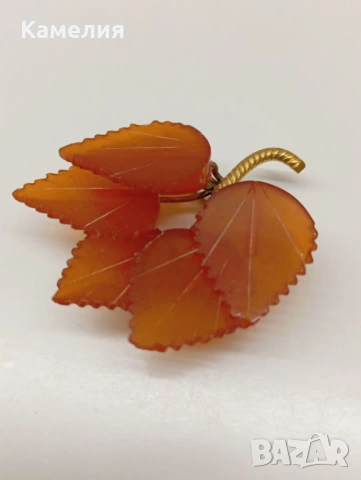 Брошка кехлибар, снимка 4 - Други - 53520885