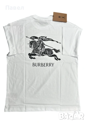 Cortez,Burberry и Polo  бели тениски, снимка 6 - Тениски - 53995858