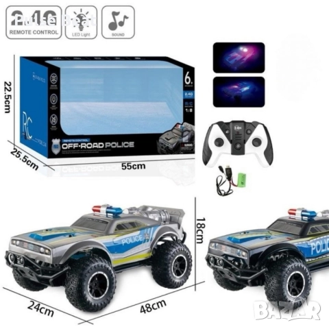 Полицейски джип OFF-ROAD POLICE, снимка 2 - Коли, камиони, мотори, писти - 52200448