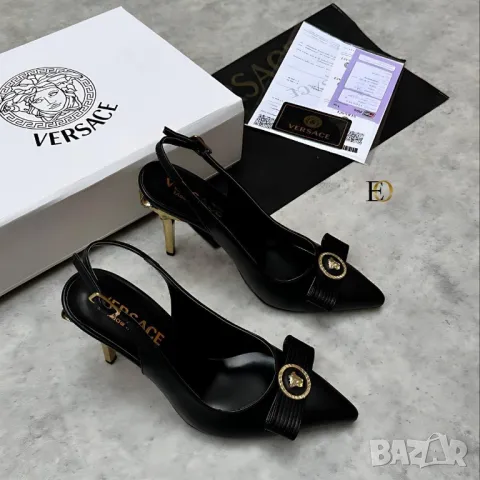 обувки на ток versace , снимка 2 - Дамски обувки на ток - 46889768