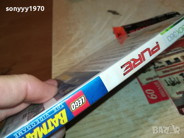 XBOX 360 X2 GAME PURE & BATMAN 0610251810, снимка 11 - Игри за Xbox - 51965178