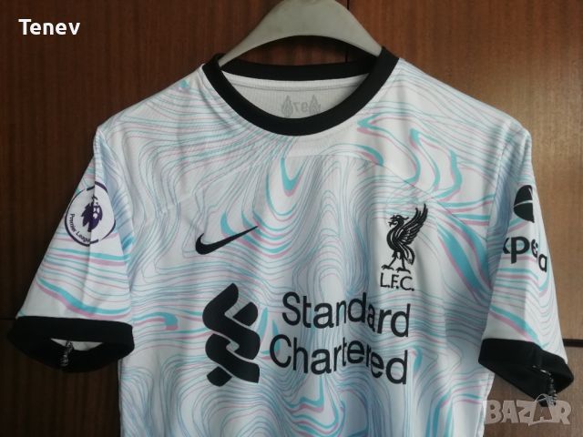 Liverpool Nike 2022/2023 гостуващ екип тениска фланелка Ливърпул , снимка 3 - Тениски - 46562793