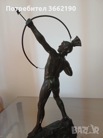 Бронзов войн, снимка 4 - Статуетки - 52515445