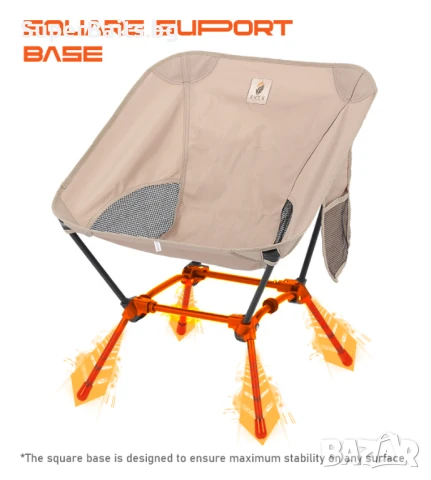 Олекотен Сгъваем стол за къмпинг и преходи, снимка 2 - Къмпинг мебели - 51257952