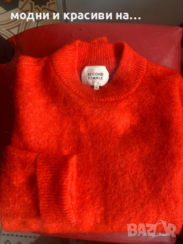 Дамски пуловер Second Female, размер М/L, снимка 7 - Блузи с дълъг ръкав и пуловери - 53172216