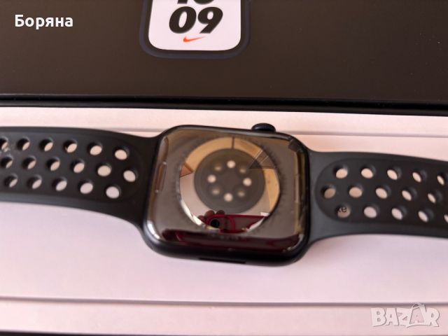 Apple Watch series 7 Nike edition,45mm Black, снимка 6 - Смарт гривни - 46243454