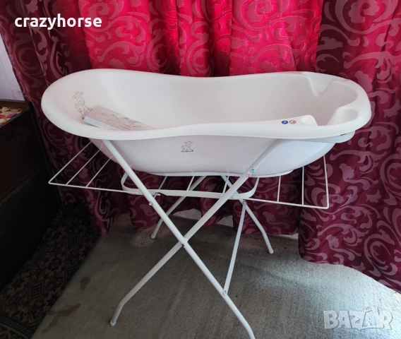 Бебешка анатомична вана със стойка