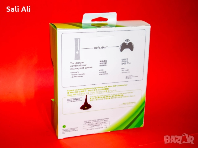 Безжичен контролер Xbox 360 за Windows с USB Приемник – Оригинален, снимка 2 - Джойстици и геймпадове - 51802585
