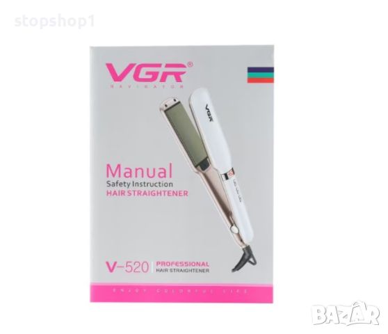 Професионална преса за коса VGR, V-520, Керамично покритие, LCD дисплей, снимка 2 - Преси за коса - 45823757