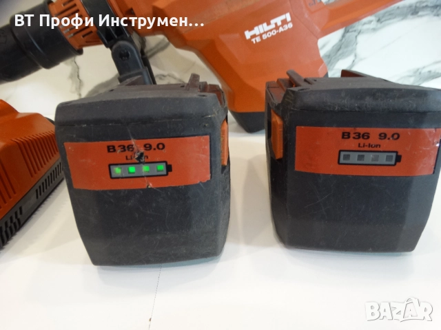 Hilti TE 500 A36 - Акумулаторен къртач - 7.8 J, снимка 7 - Други инструменти - 52182633