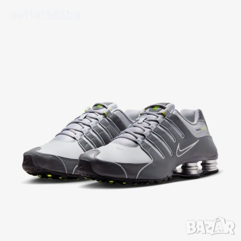Nike - Shox NZ номер 43,45 мъжки сиви Оригинал Код 7601, снимка 5 - Маратонки - 53295023