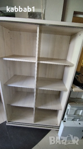 Шкаф без врати - етажерка с 6 рафта 90/46/150 избелен дъб, снимка 11 - Шкафове и рафтове - 53284370