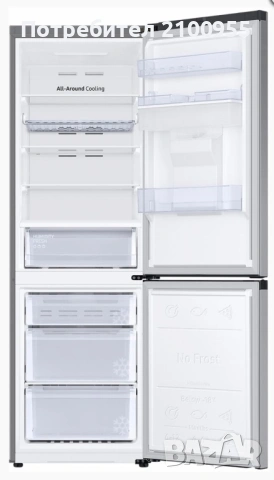 Хладилник с фризер, снимка 2 - Хладилници - 53231355