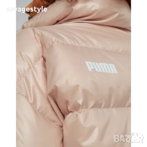 Дамско зимно яке PUMA Style Down Shiny Puffer Jacket Pink, снимка 3 - Якета - 47482359