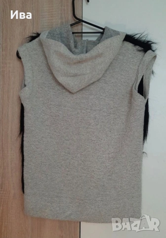 Елек с изкуствен косъм, снимка 3 - Елеци - 53978059