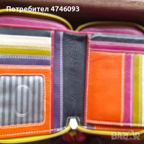 чантичка / портмоне многоцветна , естествена кожа, снимка 13 - Портфейли, портмонета - 53707723