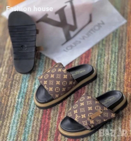 Louis Vuitton дамски чехли, снимка 2 - Чехли - 50922914