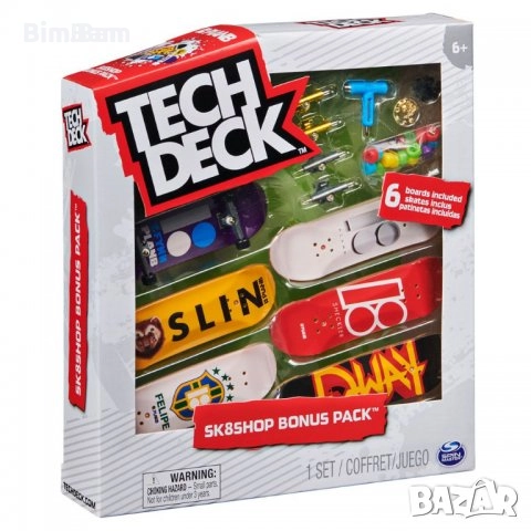 Комплект мини скейтборди с аксесоари Tech Deck / Sk8Shop Bonus Pack