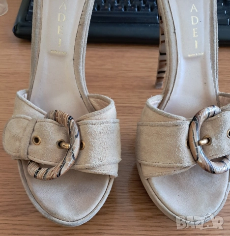 Дамски чехли CASADEI, снимка 4 - Дамски обувки на ток - 51722993