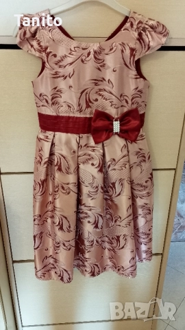 Елегантна детска рокля , снимка 2 - Детски рокли и поли - 51614491