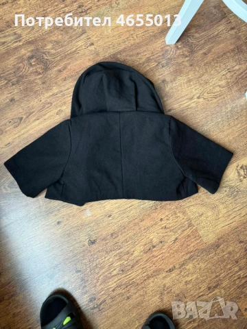 ПОДАРЯВАМ Супер готино и естравагантно черно дамско , снимка 5 - Якета - 52461232