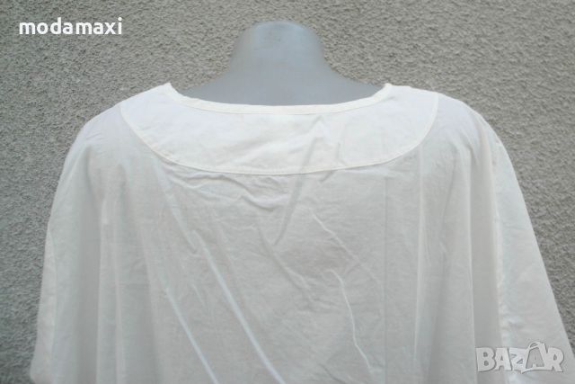 4XL Нова бяла памучна риза , снимка 6 - Ризи - 46709621