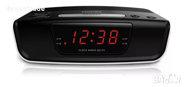 Радио с часовник Philips AJ3123/12, Radio FM, Digital