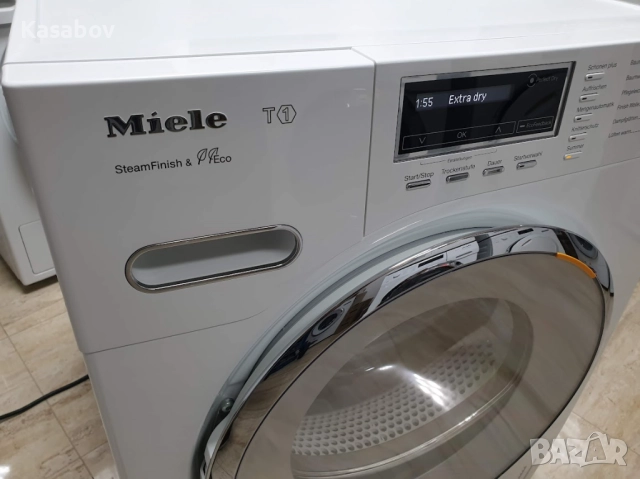 9кг Пара Miele Сушилня с термопомпа Миеле 12м Гаранция, снимка 2 - Сушилни - 52931842