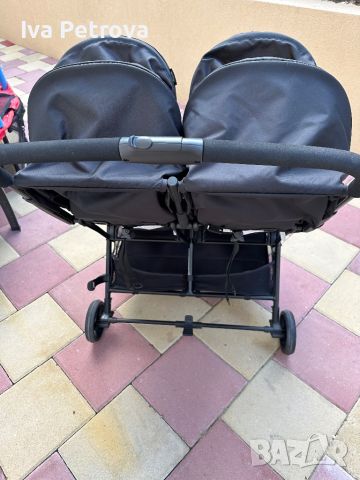 Лятна количка за близнаци Hauck Swift X Duo Black, снимка 5 - Детски колички - 45142134
