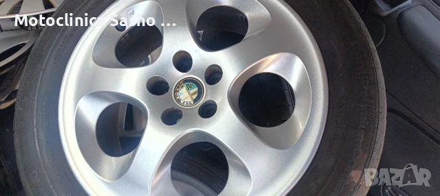 Оригинални Алуминиеви джанти 5х100 16ц за Алфа, снимка 2 - Гуми и джанти - 50632643