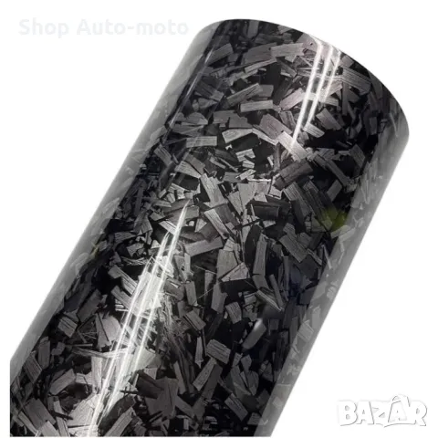 Фолио Кован Карбон Automat, Гланц, Premium, 152см, Черен