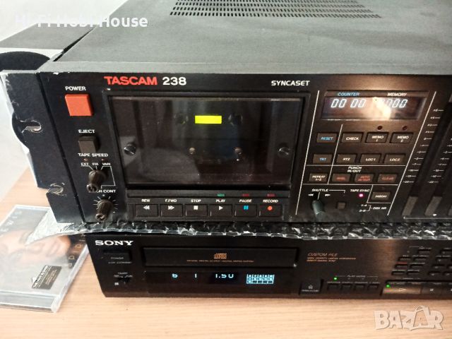 Касетен дек Kassette Deck Tascam 238, снимка 6 - Декове - 46219390