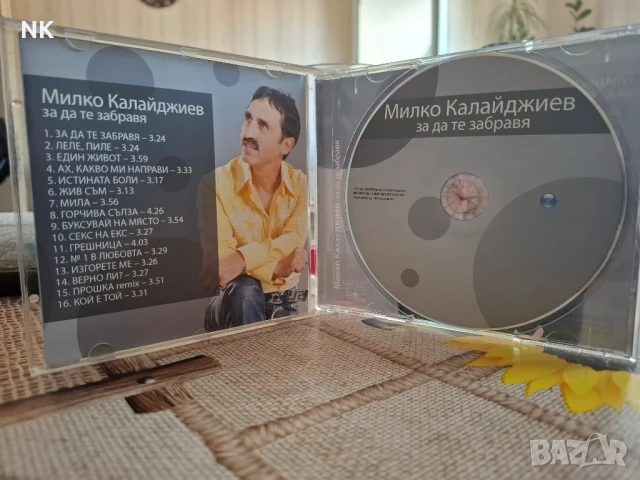 МИЛКО КАЛАЙДЖИЕВ-ЗА ДА ТЕ ЗАБРАВЯ, снимка 2 - CD дискове - 51005571