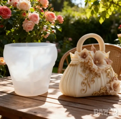 Силиконов молд дамска чанта, снимка 5 - Форми - 52274434