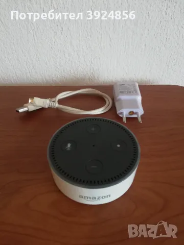 Amazon Echo Dot 2nd смарт колонка-гласов асистент, снимка 1 - Слушалки и портативни колонки - 47573598