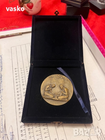 Голям плакет, снимка 3 - Нумизматика и бонистика - 52915439