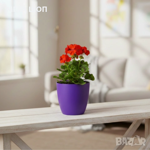 Саксия с поливна система Ø18×H16 см - за здрава коренова система, снимка 5 - Вази - 53884672