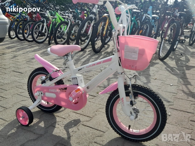 MONI Велосипед 12" 1290 розов, снимка 7 - Велосипеди - 53759059