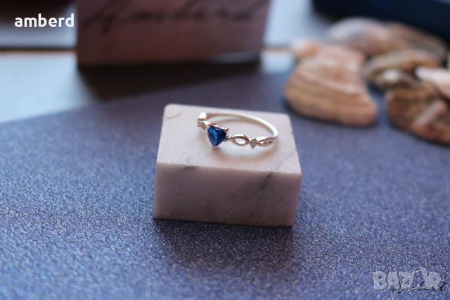 Нежен и елегантен сребърен пръстен - модел R093, снимка 4 - Пръстени - 51354027