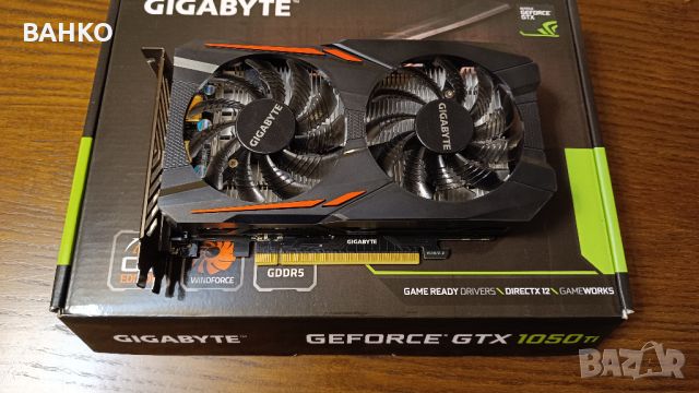 Видеокарта GeForce® GTX 1050 , снимка 1